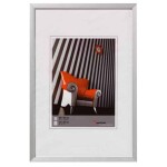 Walther+ design AJ030S vymeniteľný fotorámček Formát papiera: 20 x 30 cm strieborná; AJ030S