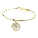 Lotus Style Pevný pozlátený náramok s príveskom Strom života Millennial LS2120-2 / 3