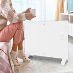 MalTec Sklenený konvekčný ohrievač Eco Wifi termostat 2000W