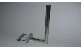 OEM / Držiak antény na stožiar / pr. rúrky 42 mm / stožiar 42-135 mm / dĺžka 25 cm / galvanický zinok (PK25VS42V50)