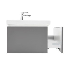 Kúpeľňová skrinka s umývadlom SAT Feel 120x30x44, 8 cm antracit mat SATFEEL120ANTU4BA SATFEEL120ANTU4BA