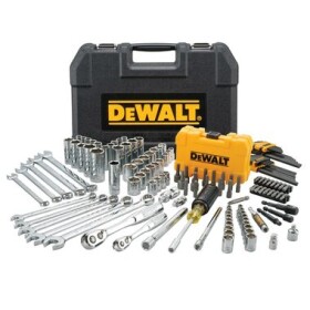 DeWalt DWMT73802 - 142 dielna sada hlavíc 1/4 amp; 3/8 a príslušenstvo s račňou (DWMT73802-1)