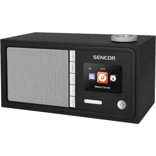 Sencor SIR 5000WDB čierna / Internetové rádio / Wi-Fi / budík / mobilné aplikácie (8590669233434)