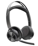 Poly Voyager Focus 2 MS Teams čierna / Bezdrôtová náhlavná súprava / mikrofón / ANC / dve slúchadlá / Bluetooth / USB (9T9J6AA#AC3)