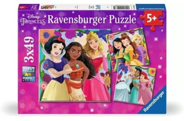 Ravensburger Disney: Princezné z rozprávok - 3x49 dielikov