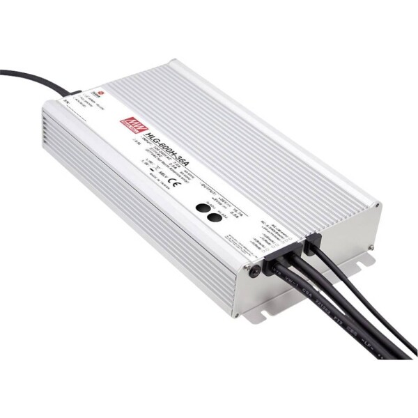 MEAN WELL HLG-600H-12A LED driver, napájací zdroj pre LED konštantné napätie, konštantný prúd 480 W 40 A 12 V/DC PFC spínacie obvod, ochrana proti prepätiu,; HLG-600H-12A