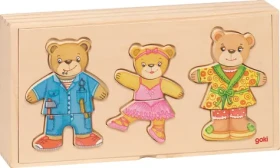 GOKI Obliekanie Medvedia rodina