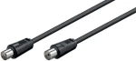 MicroConnect koaxiálny kábel MF 75 Ohm 1.5m čierna (COAX015)