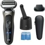 Braun Series 7 72-C7200CC zlatá / Holiaci strojček / Planžetový / WetDry / 60 min prevádzka / čistiaca stanica (8700216644396)