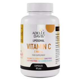 ADELLE DAVIS Lipozomálny vitamín C 500 mg 60 kapsúl