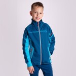 Dětská softshellová bunda Progress Coolio JKT petrol/světle modrá 128/134 EUR