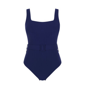 Swimwear Azzurro Square Neck Swimsuit azzurro navy SW1750 80FF