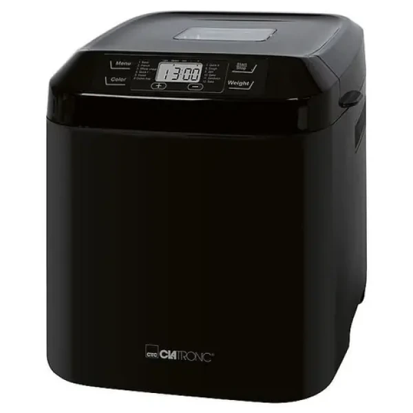 Clatronic BBA 3774 čierna / Pekáreň chleba / 550 W / 1500 g / 12 programov / 13h časovač