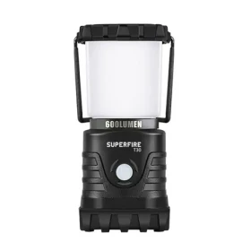 Superfire T30 kempingová lampa čierna / 600lm / USB (T30)