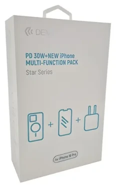 Devia Star Series PD 30W / Nabíjacia sada / Apple iPhone 16 Pro / 30W (6942297117754)
