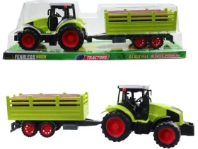 MaDe 23102 - Traktor s prívesom, na zotrvačník, 38 cm