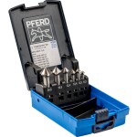 PFERD TOOLS SET KES HSS DIN 335 C90° 6 25202154 sada kužeľových záhlbníkov HSS 1 ks; 25202154