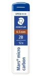 Staedtler Mars micro / Tuhy do mikroceruzky / 0,5 mm / 2B / 6 ks (250 05-2B)