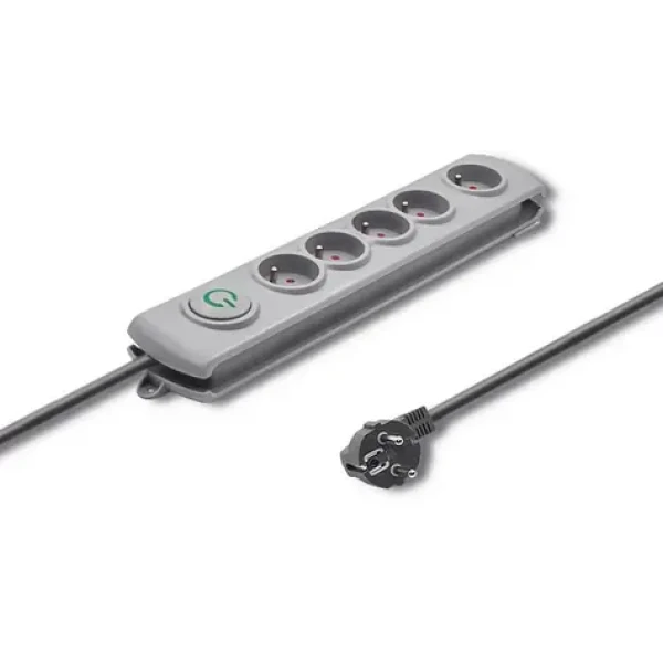 Qoltec 50272 Prepätová ochrana (5 zásuviek) / 3 m (50272)