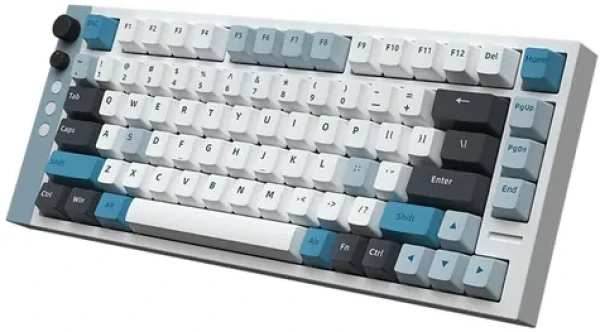 Lamzu Jet75 Gaming Tastatur biela / herná mechanická klávesnica / 75% / US layout / Gateron Jade switch / RGB / USB-C (6975637430275)