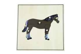 Moyo Montessori Moyo Montessori Puzzle s kostrou - kôň