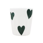Eulenschnitt Porcelánový hrnek Hearts 290 ml – green