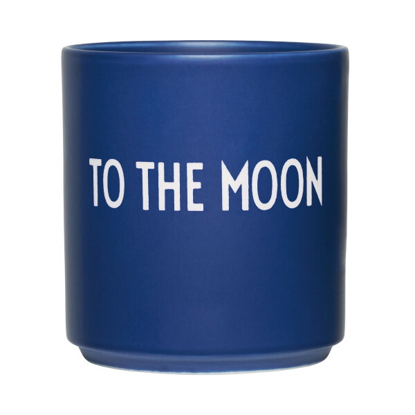 DESIGN LETTERS Porcelánový hrnček To the Moon Dark Blue 300 ml
