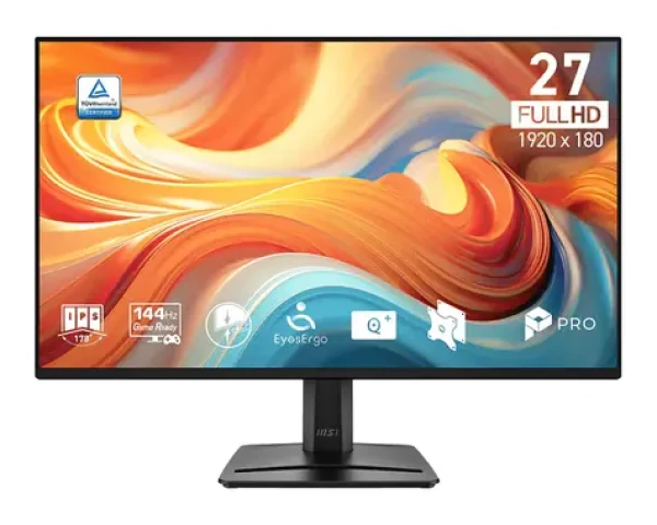 27" MSI PRO MP275 E14L čierna / Monitor / IPS / FHD / 144Hz / HDMI + VGA / VESA (9S6-3PF0CM-003)