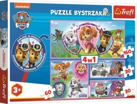 Trefl - Puzzle - Hľadanie rozdielov Tlapková patrola 4v1