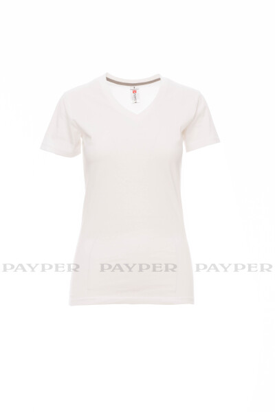 Dámske tričko Payper V-NECK LADY Farba: Biela, Veľkosť: M (000951002600000M)