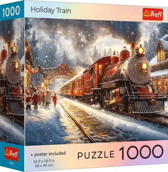 Trefl Puzzle Vianočný vlak