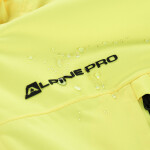 Pánská lyžařská bunda s membránou ptx ALPINE PRO GAES nano yellow XXL