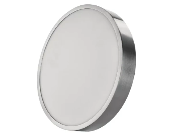 Stropné/nástenné LED osvetlenie Nexxo 30 cm, brúsený nikel, okrúhle%