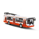 Rappa Kovový trolejbus červený 16 cm