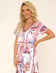 Košeľa De Lafense 776 Violet w/r 3XL-4XL Berry 4XL