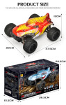 Mamido Mamido Výhodná sada RC Monster Truck 1:16 Max 35 km/h 4x4 + Magnetická stavebnica Variable 108 dielikov