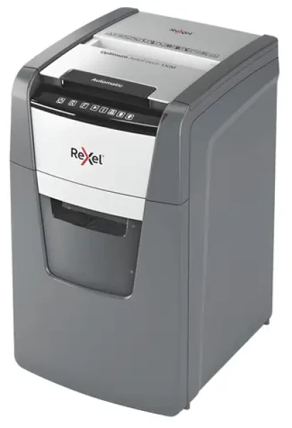 Rexel Optimum AutoFeed+ 130M / Automatický skartovač / až 130 listov / P-5 / Mikro rez 2x15 mm / 44 l (2020130MEU)