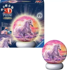 Ravensburger 120080541 Puzzle-Ball Koníky (nočná edícia)