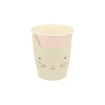 Meri Meri Papierové poháriky Cute Kitten 256 ml - set 8 ks