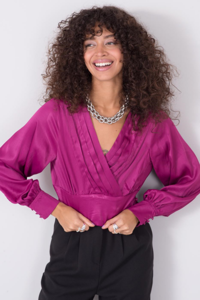 Dámska blúzka 15594 - BSL M fuchsie