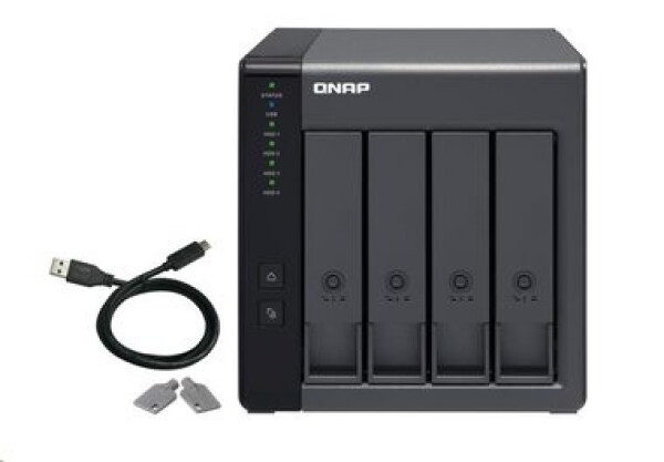 QNAP TR-004 / Rozširujúca jednotka pre NAS / 4x SATA / 1x USB 3.0 typu C (TR-004)