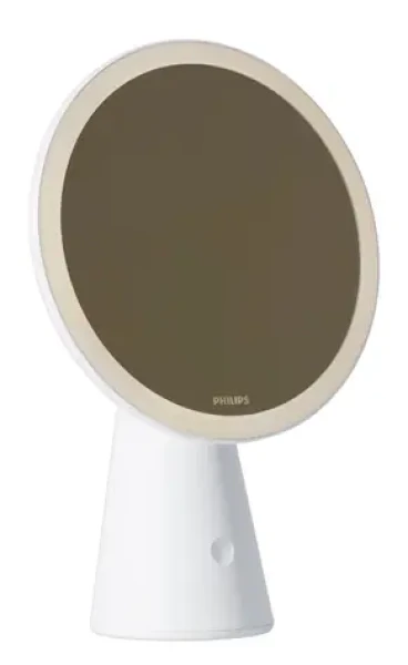 Philips Mirror 4,5W biela / Stolné LED svietidlo so zrkadlom / 80lm / 3000-5000K / USB (SKL000407596)