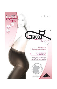 Dámske pančuchové nohavice Gatta Body Protect Cotton nero/černá