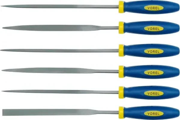 Vorel Sada ihlových pilníkov 180 mm 6 ks / Sada pilníkov / Na kov / 6 ks