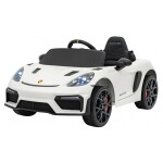 Mamido Elektrické autíčko Porsche Spyder RS ​​718 biele