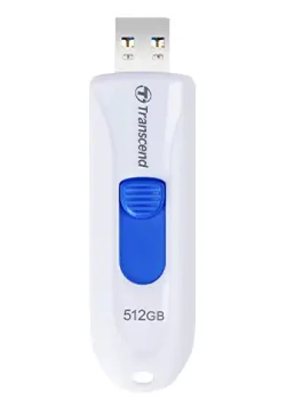 Transcend JetFlash 790 512GB biela / Flash disk / USB 3.2 Gen 1 (TS512GJF790W)
