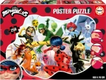 Educa Poster puzzle Čarovná Lienka a Čierny Kocúr
