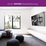 Ultron WM100 / Nástenný držiak TV / 23-56" / Náklon 0-15° / VESA 400x400 / nosnosť 30 kg (365508)