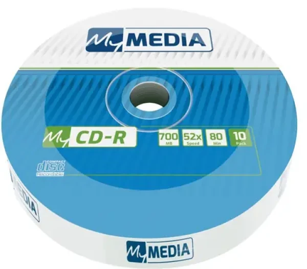 MyMedia CD- R 700 MB 52x 10 ks Spindl / Dátové médium / 80 min (69204)