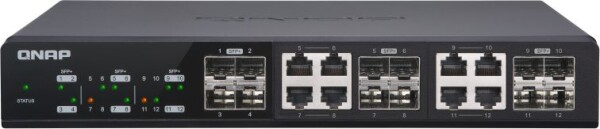 QNAP QSW-M1208-8C / Desktop Switch / 8x GbE + 4x SFP / Qos / VLAN (QSW-M1208-8C)